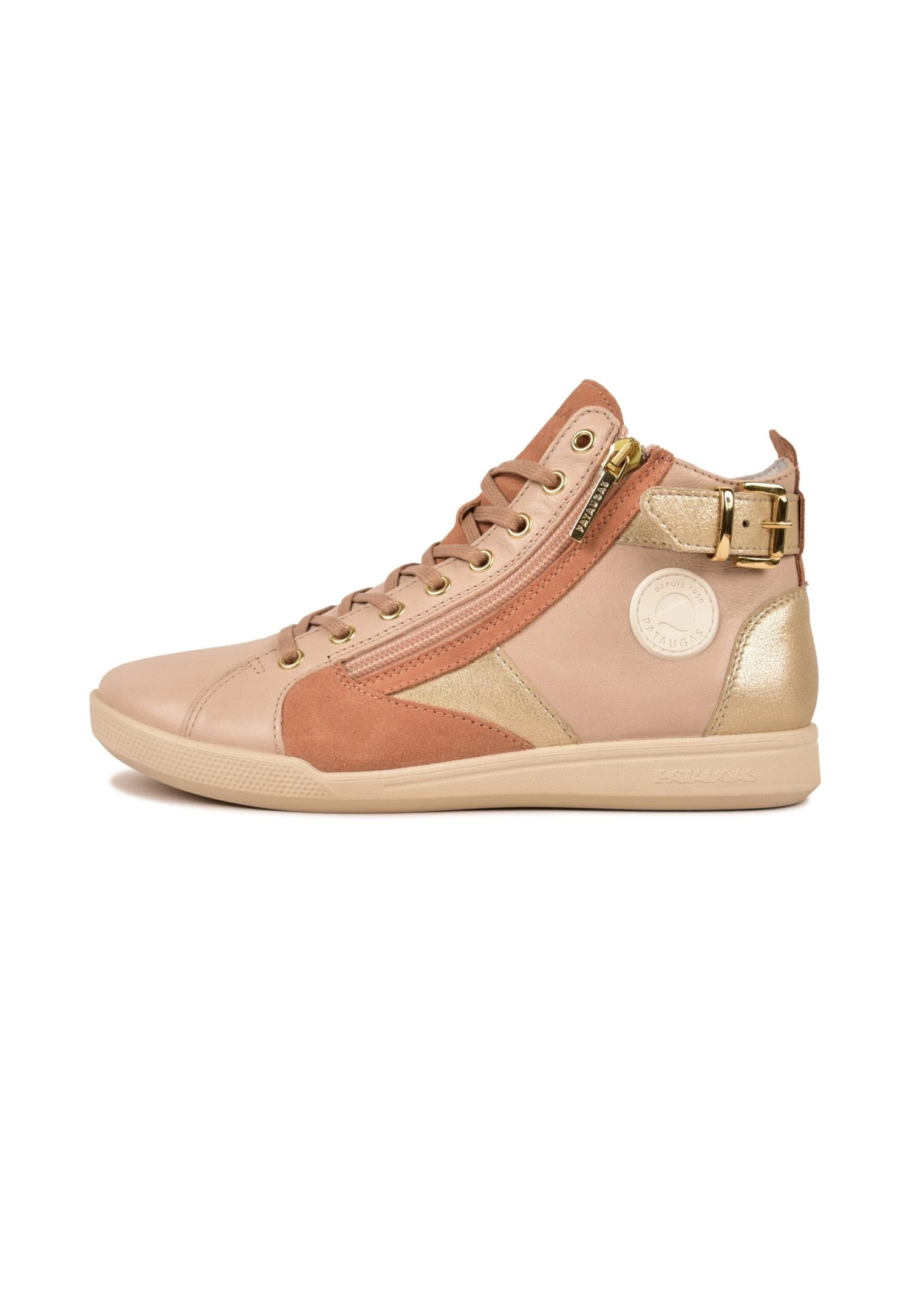 Pataugas Palme/Mix F2H - Zapatillas Altas - Flesh 3 Pataugas Palme/Mix F2H - Zapatillas Altas - Flesh