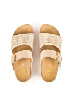 Pataugas Lula Mix Tc F2I - Sandalias Planas - Ivory -Pataugas Tienda De Ventas 9453be1f897745b69aaf9dece11e9337