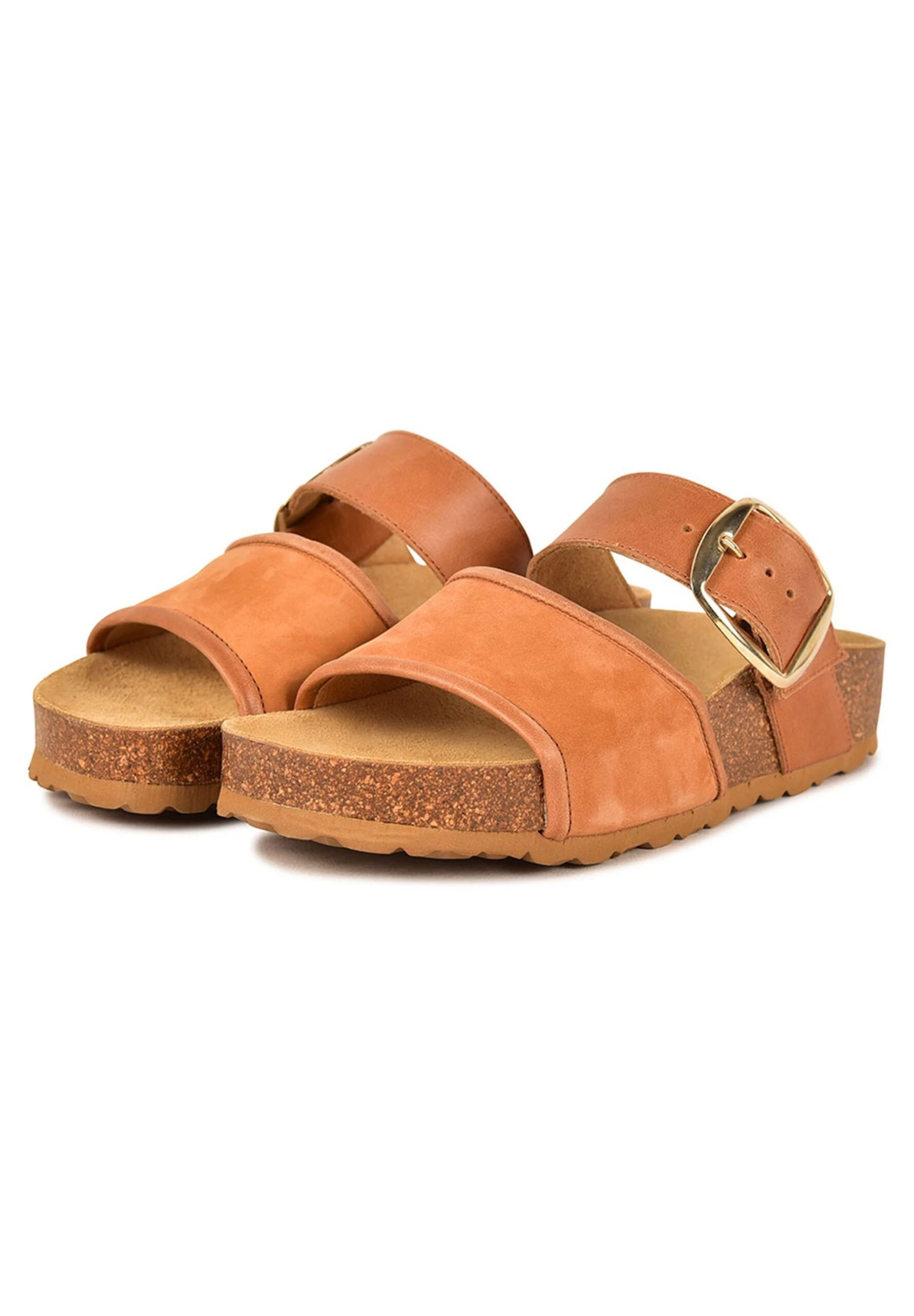 Pataugas Lula/Mix/Nu F2I - Sandalias Planas - Camel 4 Pataugas Lula/Mix/Nu F2I - Sandalias Planas - Camel - Imagen 2